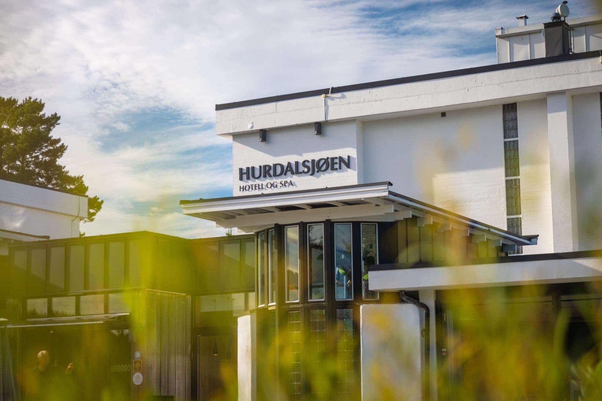 Inngangspartiet til Hurdalsjøen Hotell & Spa